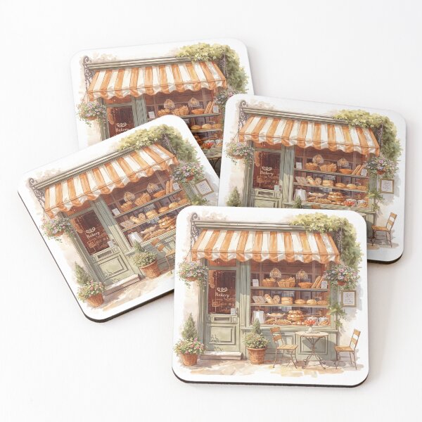 Item preview, Pastel Watercolor European Bakery designed and sold by CozyinTime.