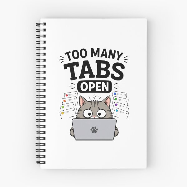 Item preview, Too Many Tabs Open designed and sold by INVITOARTE.