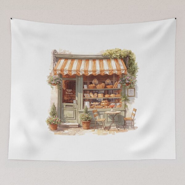 Item preview, Pastel Watercolor European Bakery designed and sold by CozyinTime.