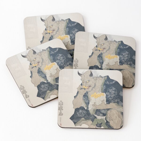 Item preview, Oni Eating Popcorn designed and sold by lautir.
