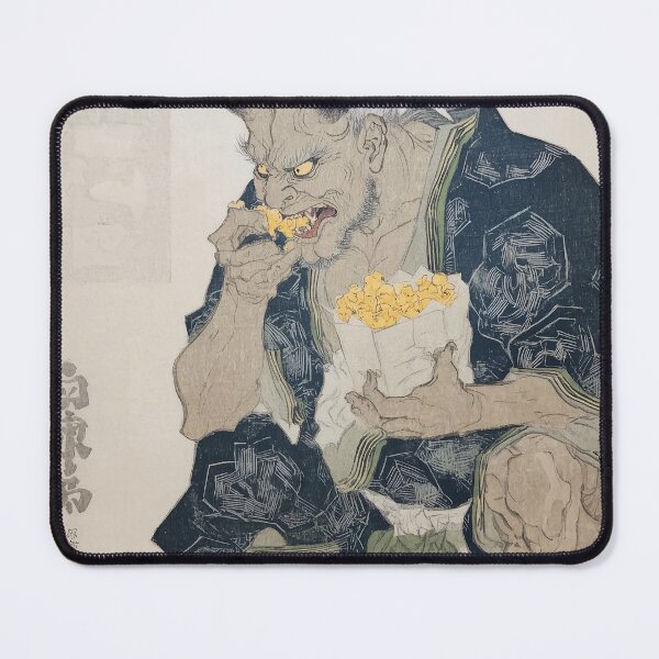 Item preview, Oni Eating Popcorn designed and sold by lautir.