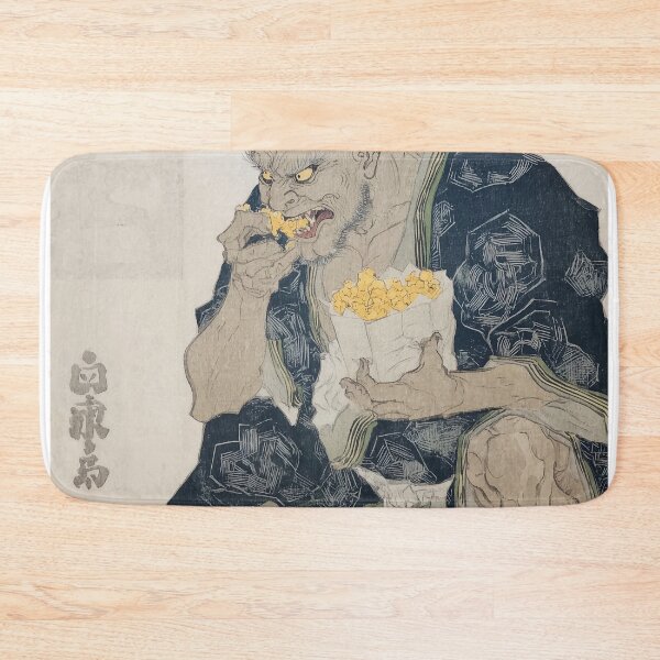 Item preview, Oni Eating Popcorn designed and sold by lautir.