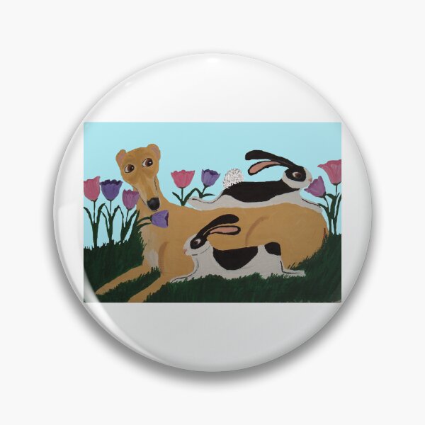Artikelvorschau, Greyhound und Kaninchen entworfen und verkauft von Squirreldumplings.