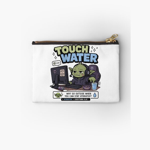 Item preview, Touch Water Gamer Goblin Meme designed and sold by MonkiFlipp.