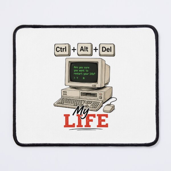 Item preview, Ctrl Alt Del My Life designed and sold by INVITOARTE.
