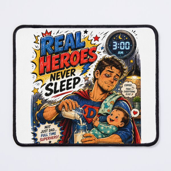 Item preview, Nighttime Superhero Dad Retro Comic Funny designed and sold by JonelleTshirts.