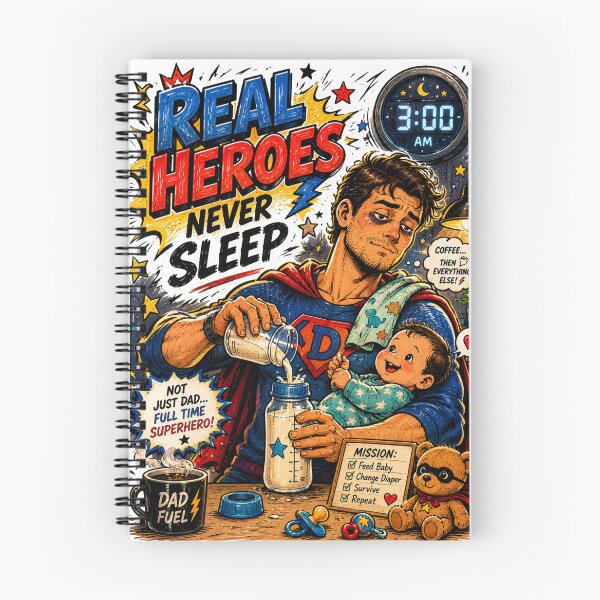 Item preview, Nighttime Superhero Dad Retro Comic Funny designed and sold by JonelleTshirts.