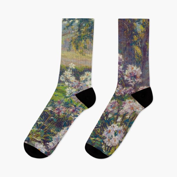 Item preview, Enchanted Garden - Impressionist Floral Oil Painting designed and sold by samahl_l.