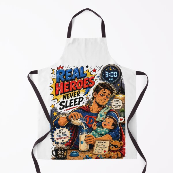 Item preview, Nighttime Superhero Dad Retro Comic Funny designed and sold by JonelleTshirts.