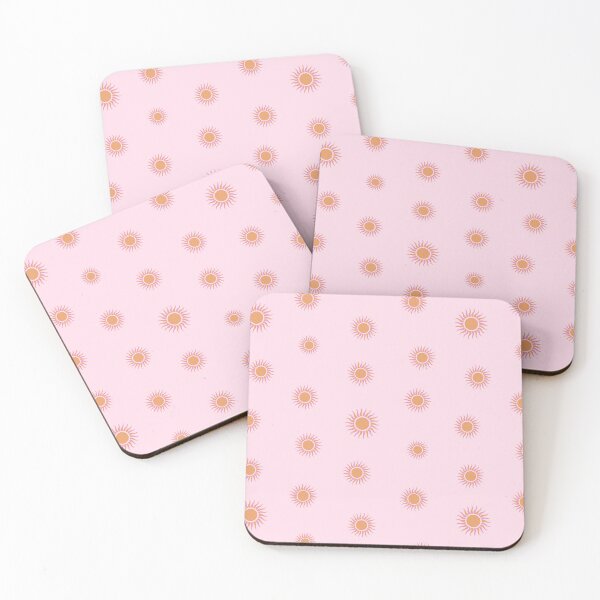 Item preview, Radiant Suns - pink and peach designed and sold by Elodie-Motifs.