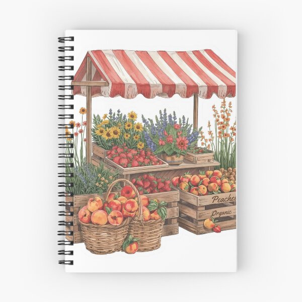 Item preview, Farmers Market Fruit and Flowers Stand designed and sold by CozyinTime.