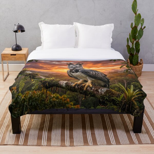 Item preview, Majestic Harpy Eagle Sunset Portrait designed and sold by Quiet life.