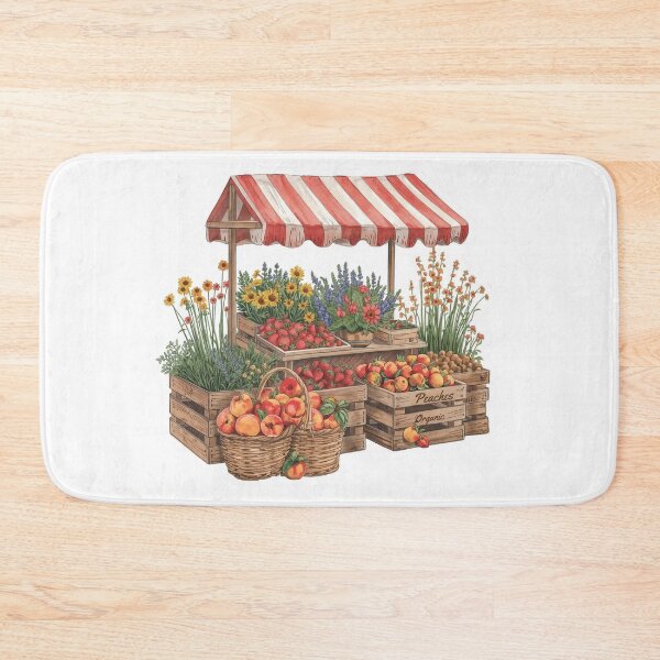 Item preview, Farmers Market Fruit and Flowers Stand designed and sold by CozyinTime.
