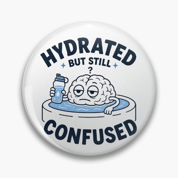 Item preview, Hydrated But Still Confused Meme designed and sold by MonkiFlipp.