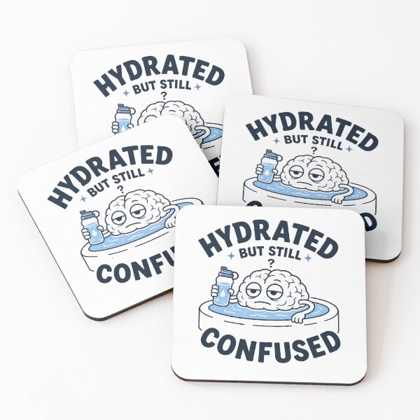 Item preview, Hydrated But Still Confused Meme designed and sold by MonkiFlipp.
