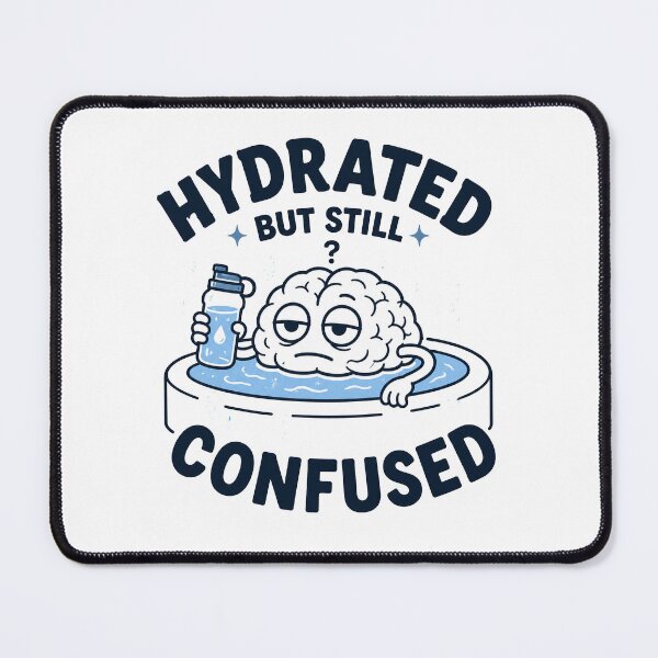 Item preview, Hydrated But Still Confused Meme designed and sold by MonkiFlipp.