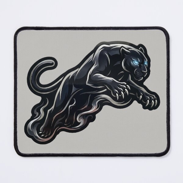 Item preview, Carolina Panthers Black Panther Neon Predator Artwork designed and sold by MythicCotton.