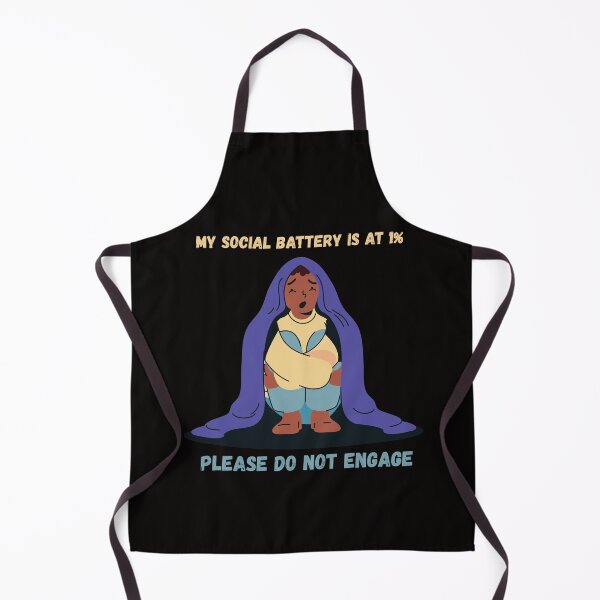 Item preview, Blanket Burrito Social Battery 1% – Cozy Introvert Design designed and sold by ContigoART.