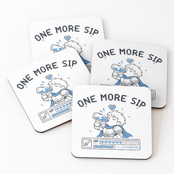 Item preview, One More Sip RPG Hydration Meme designed and sold by MonkiFlipp.