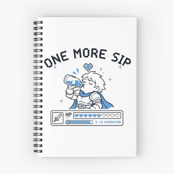 Item preview, One More Sip RPG Hydration Meme designed and sold by MonkiFlipp.
