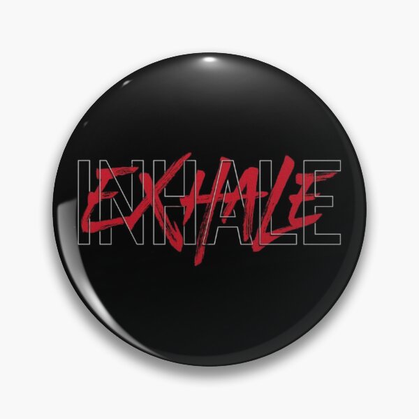 Item preview, Inhale Exhale Red Grunge Typography designed and sold by NexusCreash.