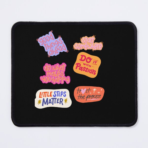Item preview, Cute Motivational Quotes Sticker Pack Aesthetic Saying designed and sold by thazinart.