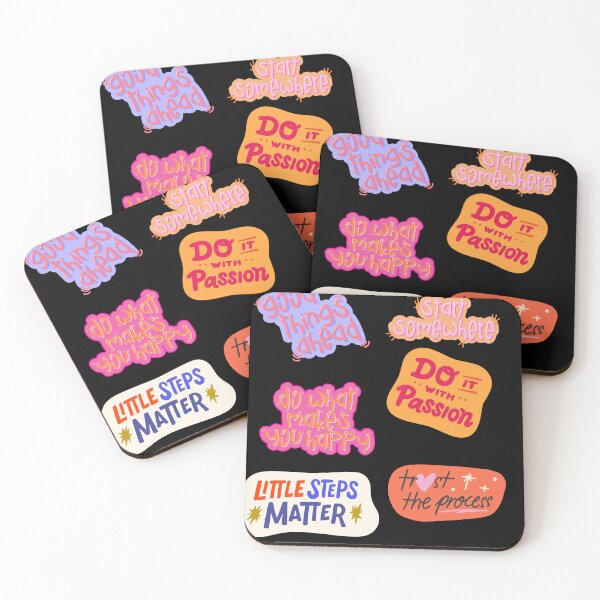 Item preview, Cute Motivational Quotes Sticker Pack Aesthetic Saying designed and sold by thazinart.