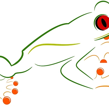 Artwork thumbnail, Green Tree Frog by Risa-C