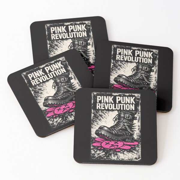 Item preview, Pink Punk Revolution Boot Crushing Heart designed and sold by PixelQ.