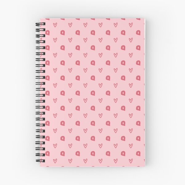 Item preview, Monogram Letter Q Heart Pattern | Initial Q Cute Hearts Pink | Girly Pink Letter Q Heart Pattern | Valentine Monogram Letter Q Hearts | Pastel Pink Initial Q Pattern | Monogram Letter Q Hearts designed and sold by VivaFy.