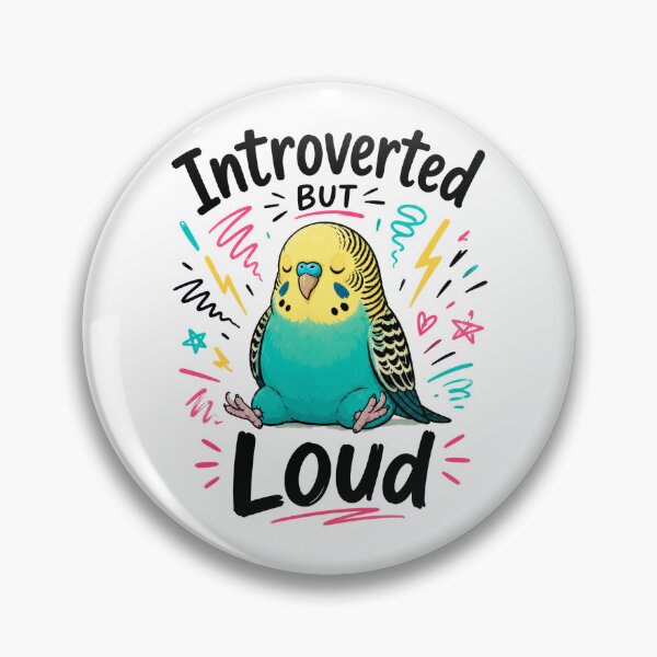 Item preview, Introverted But Loud designed and sold by INVITOARTE.