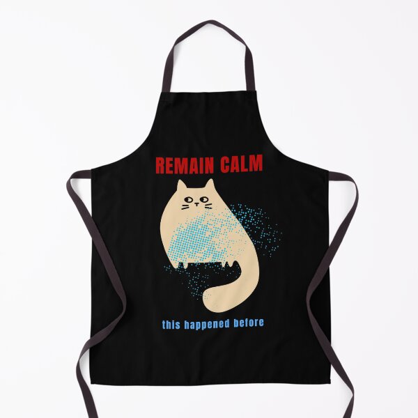 Item preview, Remain Calm Digital Quarantine Cat Viral Anxiety Humor designed and sold by ContigoART.