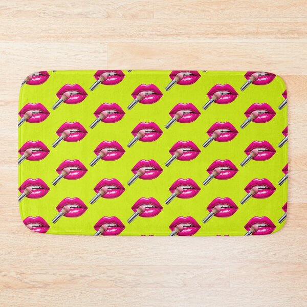 Item preview, Luxury Beauty Lips Makeup Brush Sticker designed and sold by RefreshPop Studio.