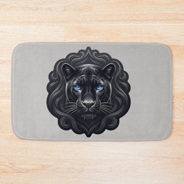Artikelvorschau, Carolina Panthers Black Panther Blue Eyes Emblem entworfen und verkauft von MythicCotton.