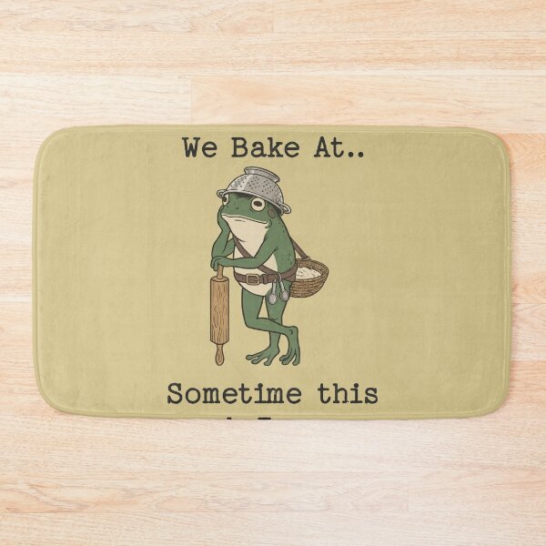 Item preview, Funny Frog Baker Procrastinating Baking Humor designed and sold by d247.