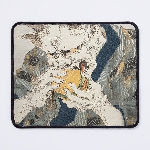 Item preview, Oni Enjoying a Burger designed and sold by lautir.