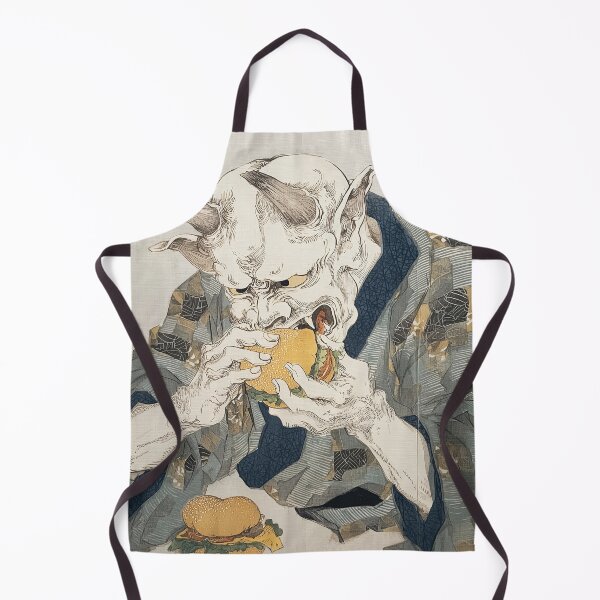 Item preview, Oni Enjoying a Burger designed and sold by lautir.