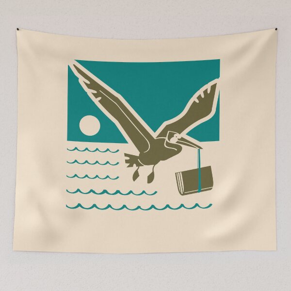 Item preview,  Pelican with a book designed and sold by Konopikyu.