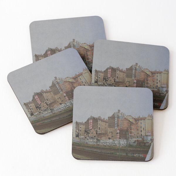 Item preview, old houses by the rail tracks in east berlin designed and sold by younglen.