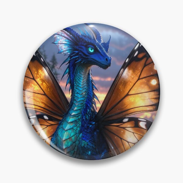 Item preview, The Bluefire Faedrake designed and sold by Stubblejumper Artworks.