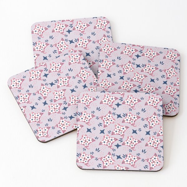 Item preview, Floral Stingray Pattern designed and sold by IvysCreativityHouse.