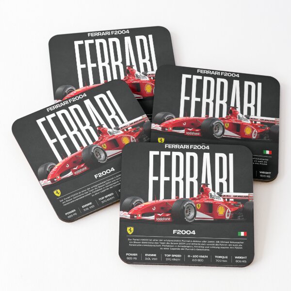 Item preview, Ferrari F2004 Poster – Legendary F1 V10 Racing Car designed and sold by aloefx.