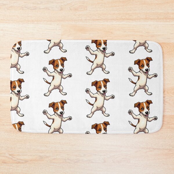 Item preview, Dancing Jack Russell Terrier standing on hind legs designed and sold by Prints by Mat.