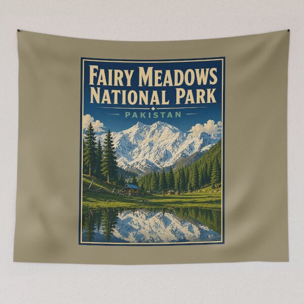 Item preview, Fairy Meadows National Park - Pakistan designed and sold by GoodOldVintage.