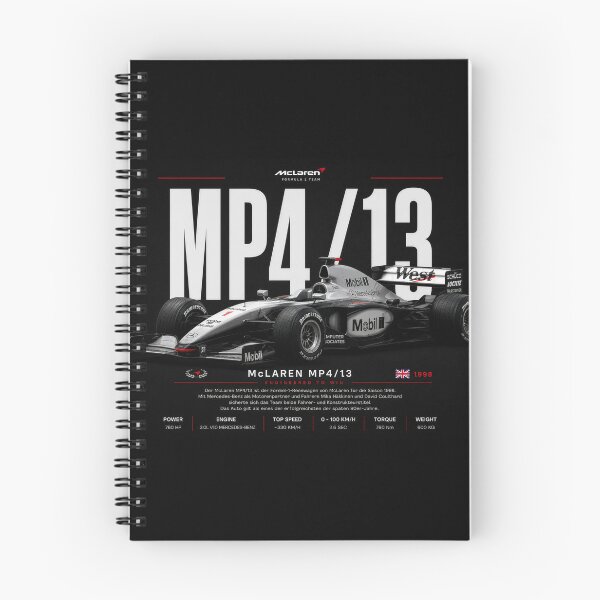 Item preview, McLaren MP4/13 Formula 1 Championship Racing Poster designed and sold by aloefx.