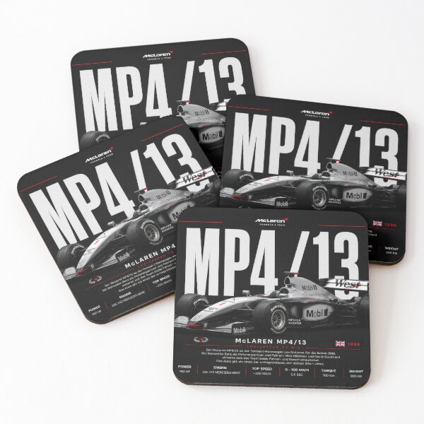 Item preview, McLaren MP4/13 Formula 1 Championship Racing Poster designed and sold by aloefx.