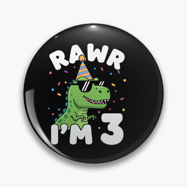 Item preview, Rawr I'm 3 Years Old T Rex 3rd Birthday designed and sold by PopStars1993.