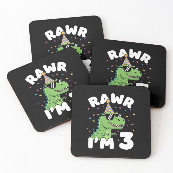 Item preview, Rawr I'm 3 Years Old T Rex 3rd Birthday designed and sold by PopStars1993.