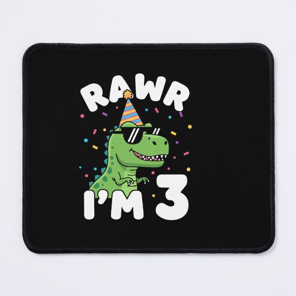 Item preview, Rawr I'm 3 Years Old T Rex 3rd Birthday designed and sold by PopStars1993.