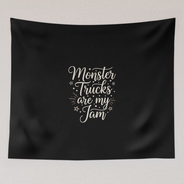 Item preview, Monster Trucks are My Jam Vintage Retro designed and sold by PopStars1993.
